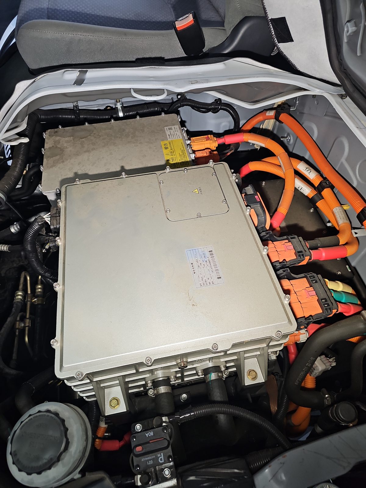 Hybrid vehicle high-voltage battery diagnosed